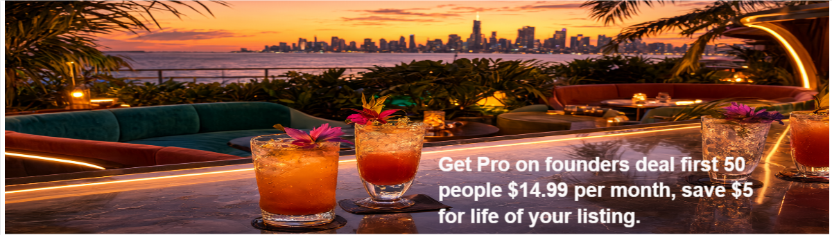 Advertisement from Bars Miami