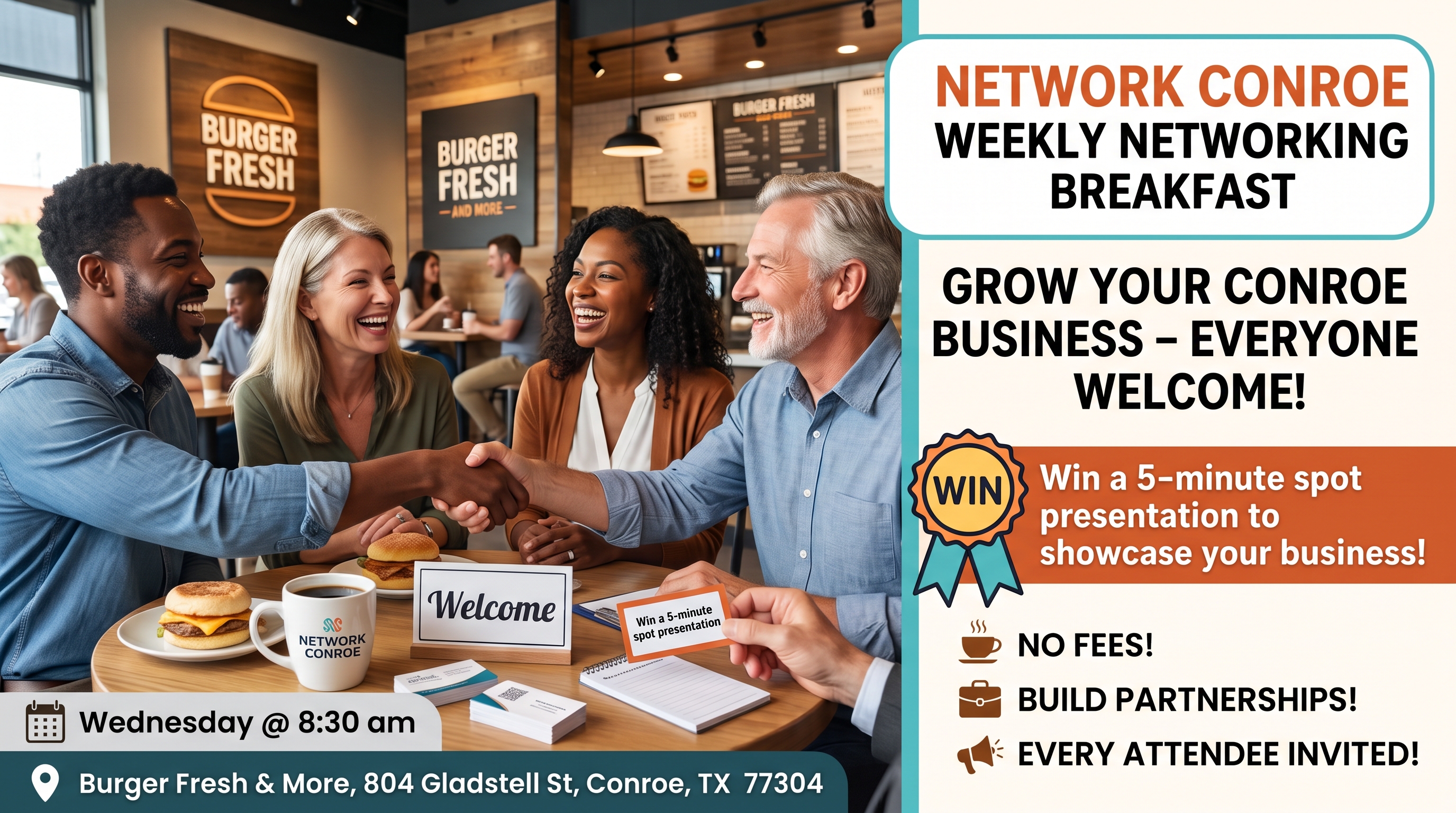 Business Networking Breakfast - Spot Presentation